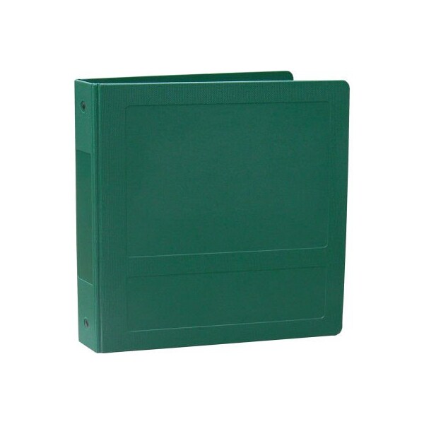 Omnimed Omnimed 2" Antimicrobial Binder, 3-Ring, Side Open, Holds 375 Sheets, Forest Green 205017-FG3 - main